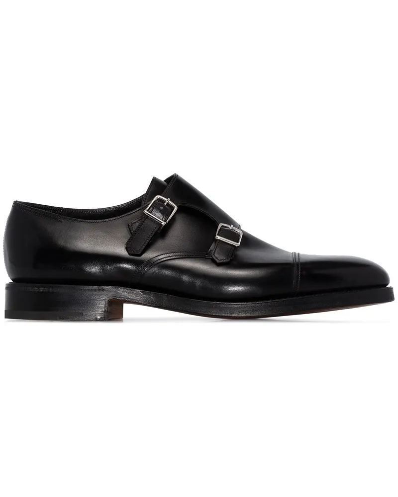 John Lobb William' Monk-Schuhe Schwarz