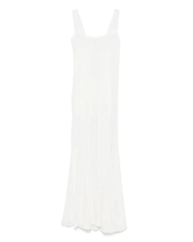 Charo Ruiz Gaia Maxikleid - Weiß Weiß