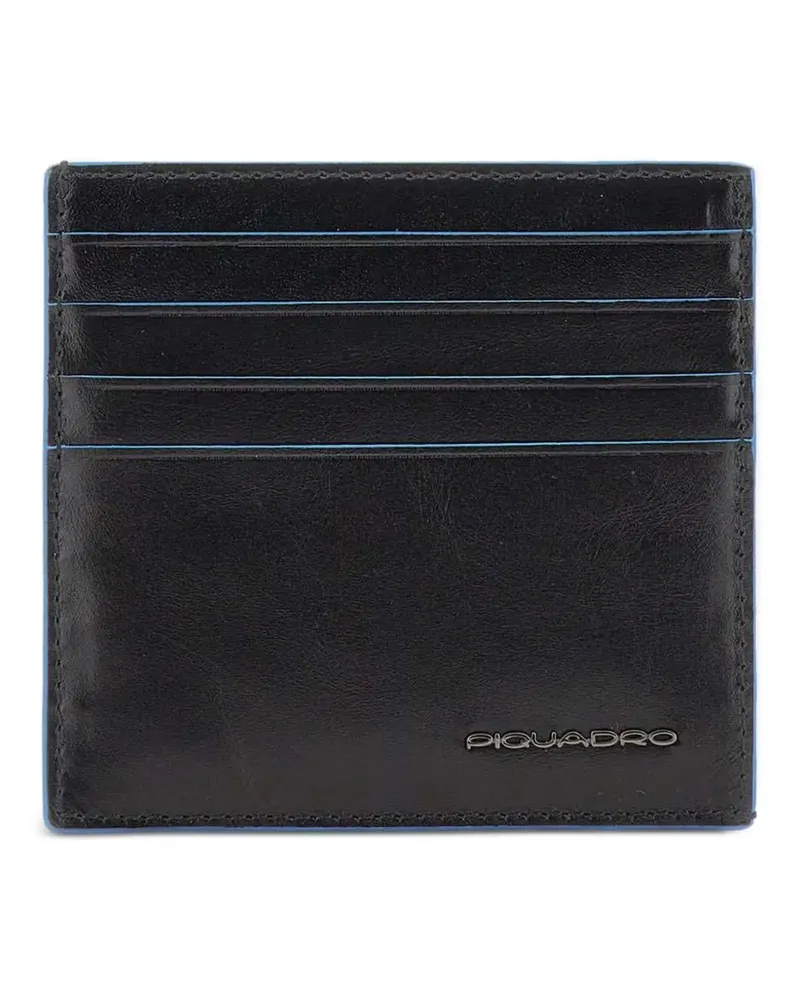 Piquadro Klassisches Kartenetui - Schwarz Schwarz