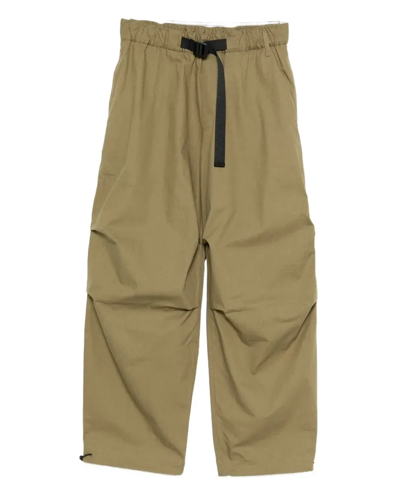 Studio Nicholson belted trousers - Grün Grün