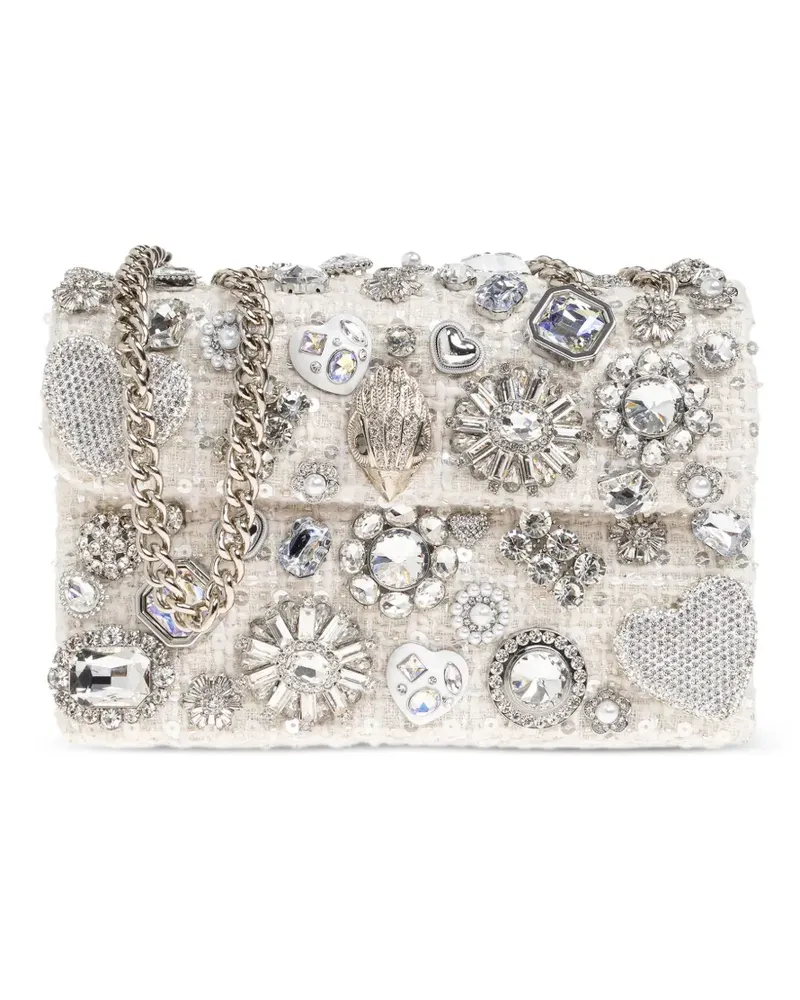 Kurt Geiger medium Kensington Tutti Fruitti shoulder bag - Weiß Weiß