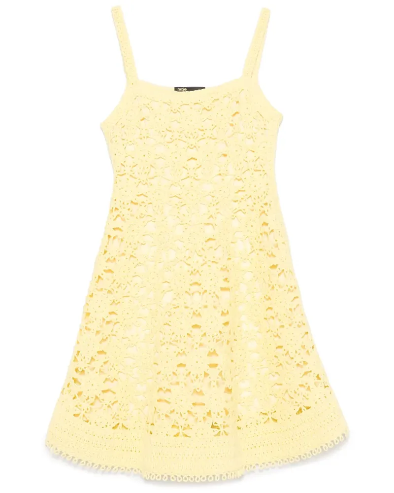 Maje Gehäkeltes Kleid - Gelb Gelb