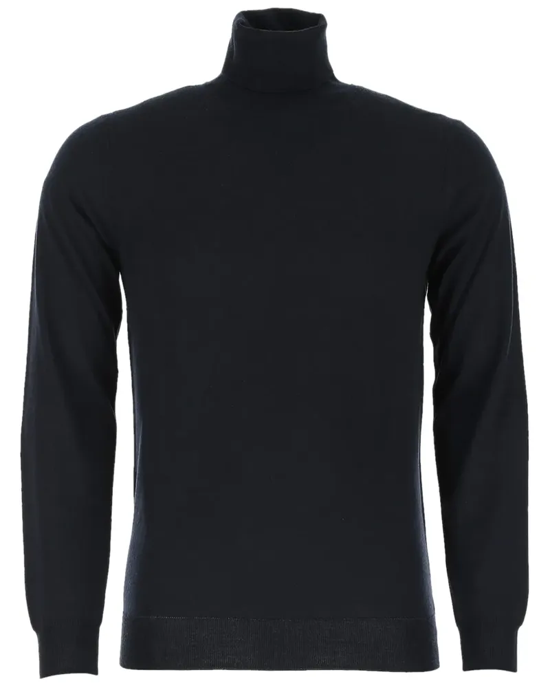 Paolo Pecora Milano Pullover aus Merinowolle - Blau Blau