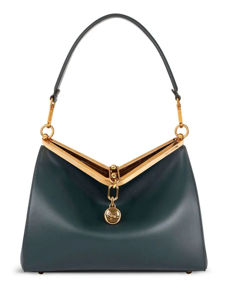 Etro Mittelgroße Vela Schultertasche - Grün Grün