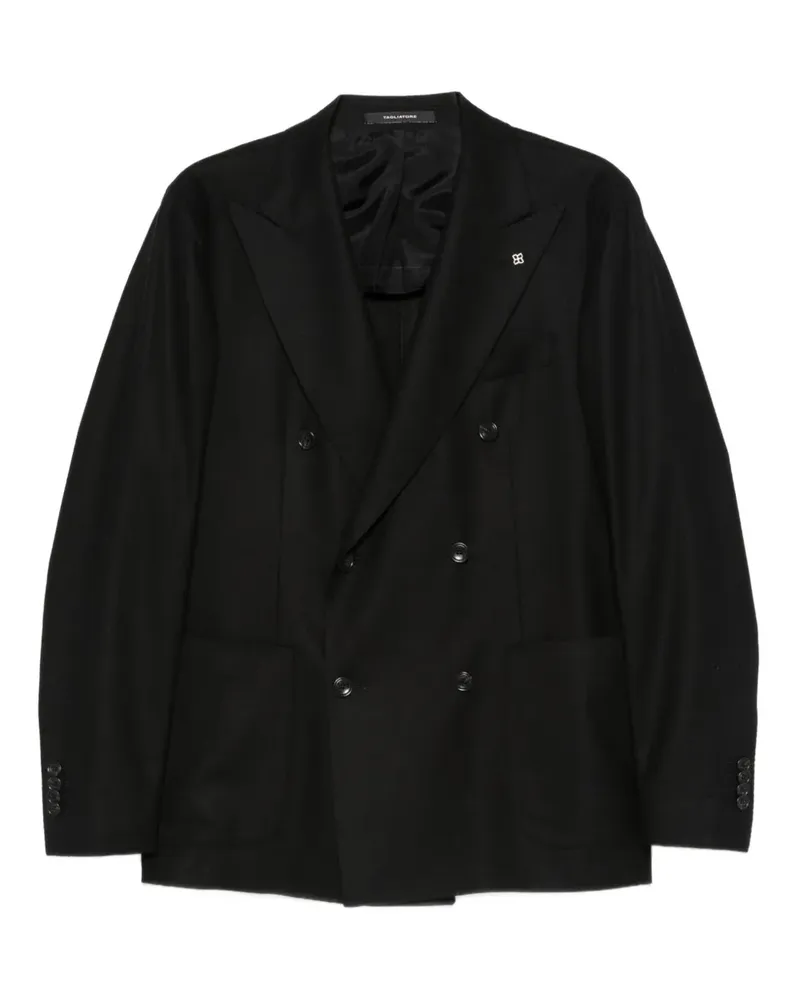 Tagliatore double-breasted blazer - Schwarz Schwarz