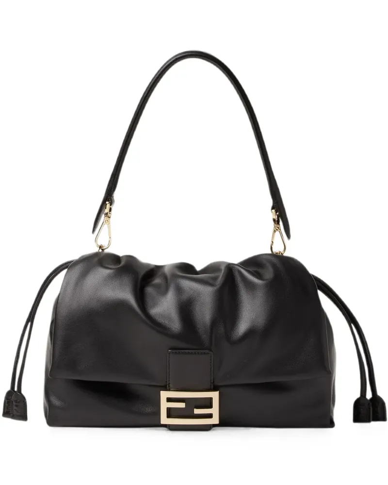 Fendi Baguette Schultertasche - Schwarz Schwarz