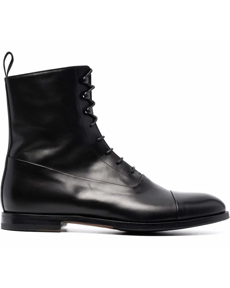 Scarosso Archie Schnürstiefel - Schwarz Schwarz