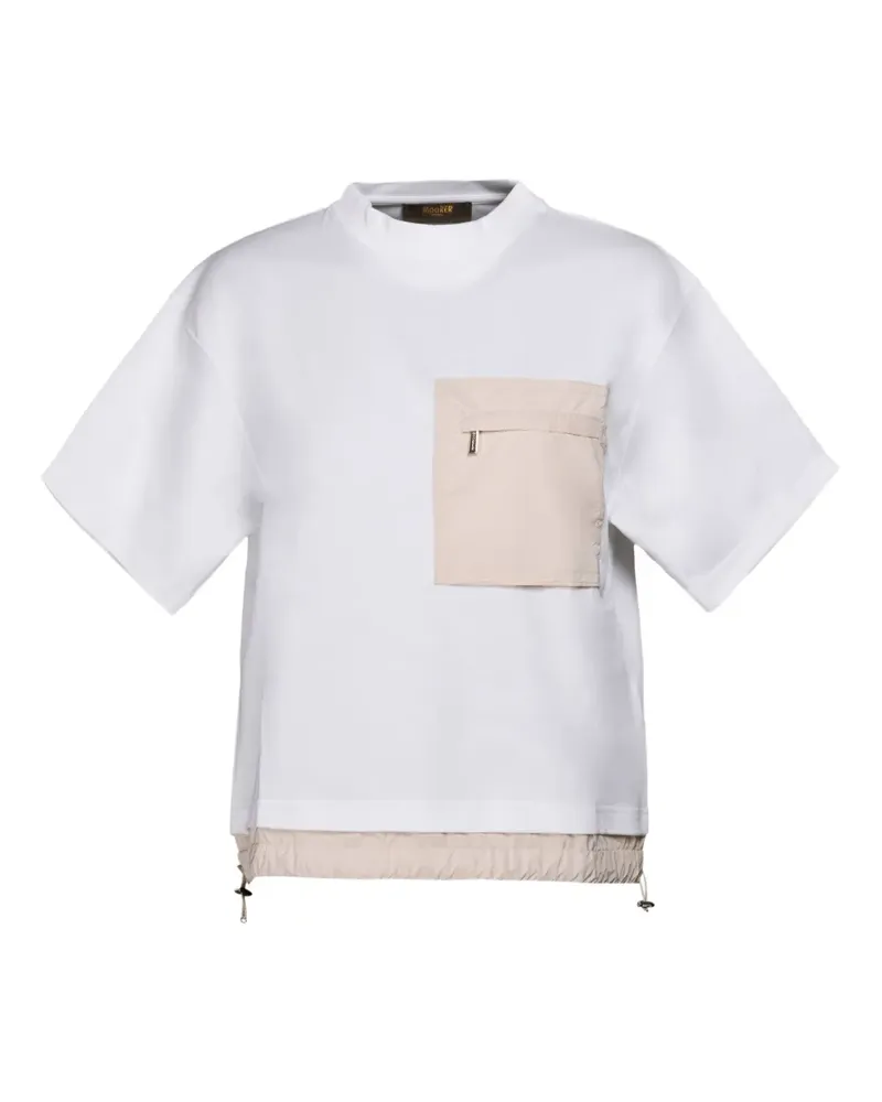 MOORER Samoa T-Shirt - Weiß Weiß