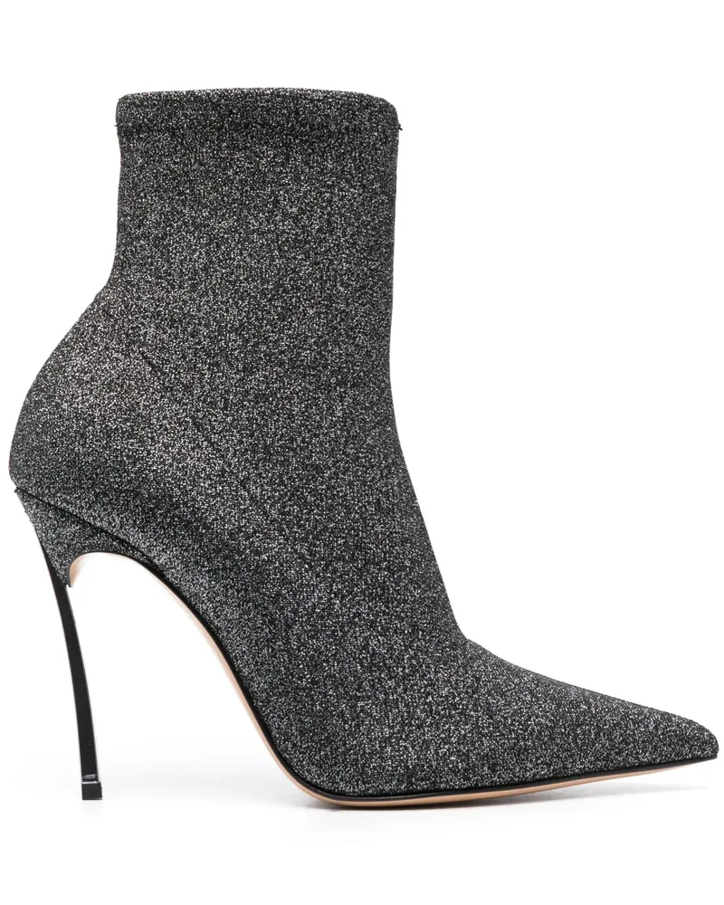 Casadei Super Blade Bisanzio Stiefel 110mm - Schwarz Schwarz