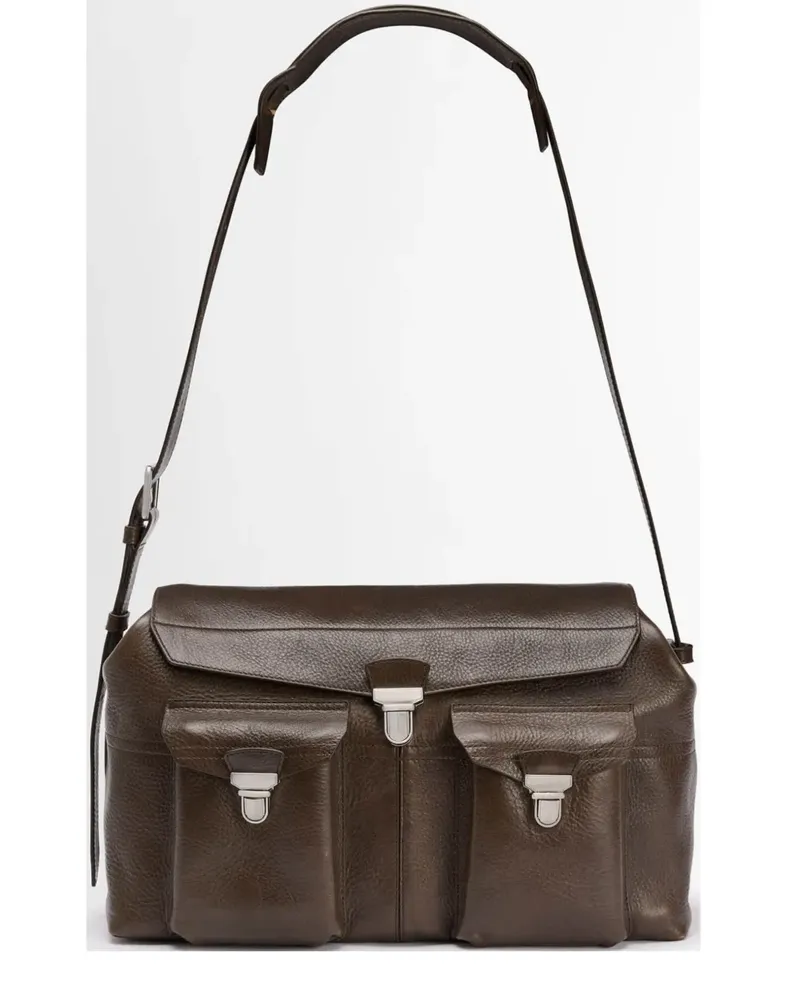 Christophe Lemaire Week-end Gear Schultertasche - Braun Braun