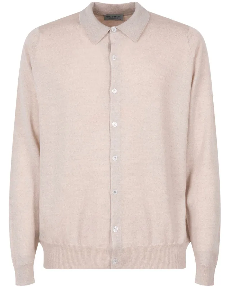 John Smedley Tibor Cardigan Nude