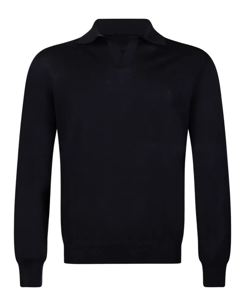 Gran Sasso Pullover mit Polokragen - Blau Blau