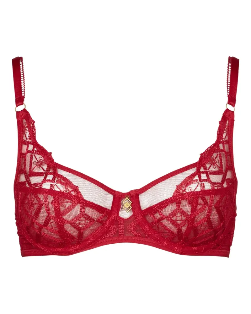 Aubade Sense of Illusion BH mit Stickerei - Rot Rot
