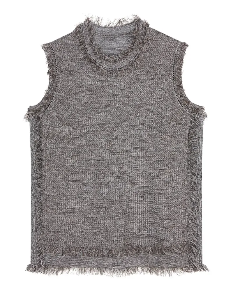 JNBY Stricktop mit Fransen - Grau Grau