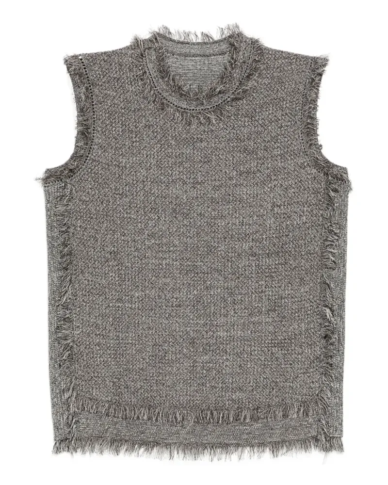 JNBY Stricktop mit Fransen - Grau Grau
