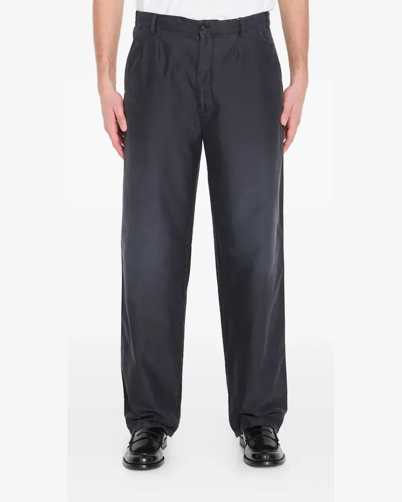 Maison Margiela Wide-Leg-Hose mit Bundfalten - Grau Grau