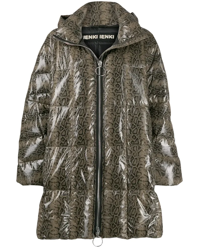 IENKI IENKI Steppjacke mit Print - Braun Braun