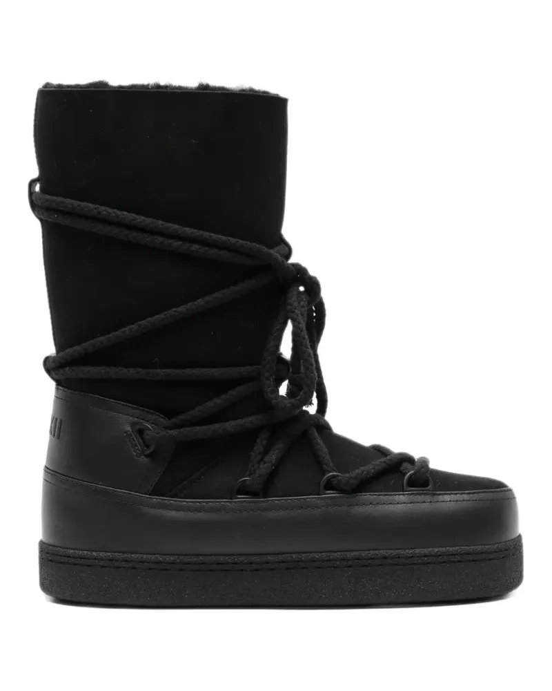 INUIKII Classic High Schnürstiefel - Schwarz Schwarz