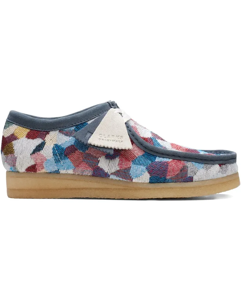Clarks Wallabee Schnürstiefel - Blau Blau