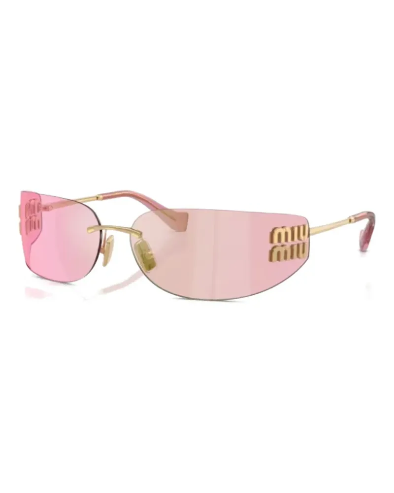 Miu Miu logo sunglasses - Rosa Rosa
