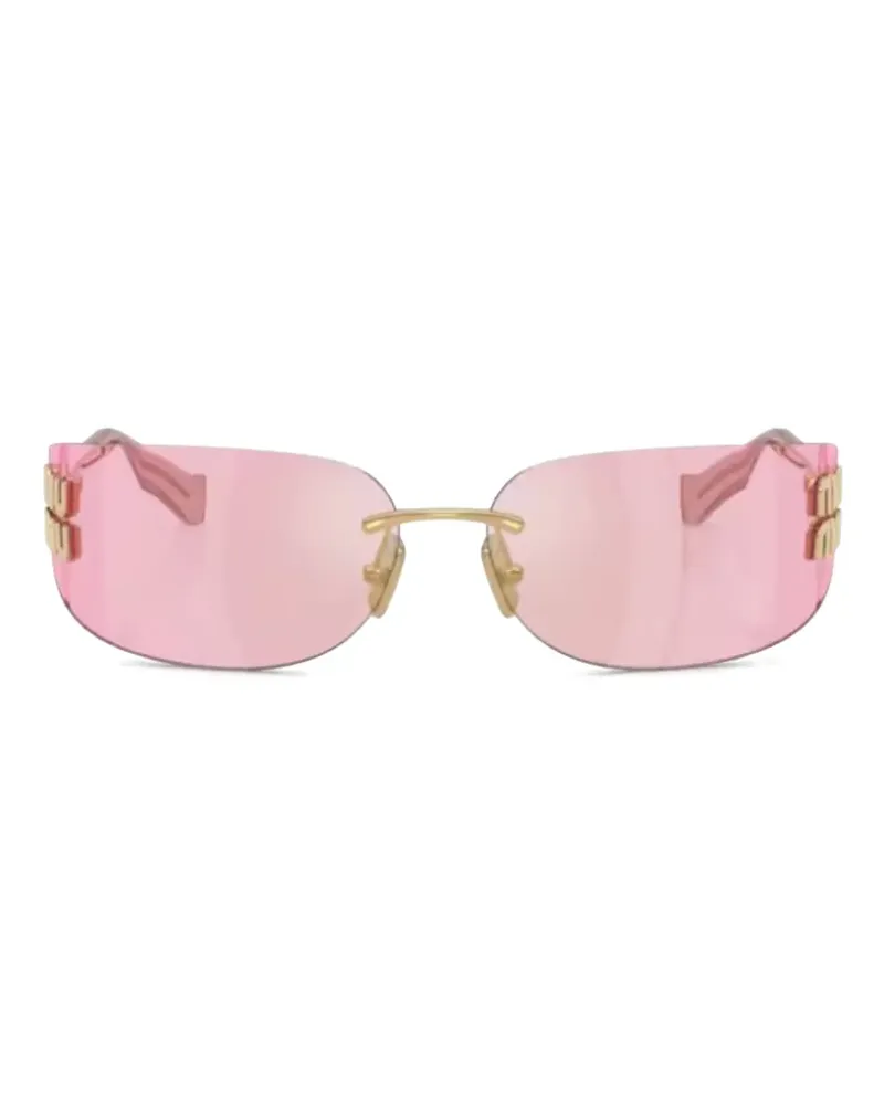 Miu Miu logo sunglasses - Rosa Rosa