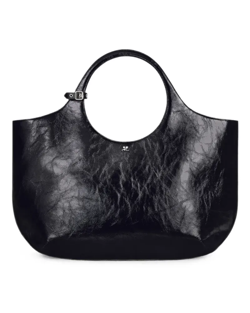 Courrèges Große Holy Handtasche - Schwarz Schwarz