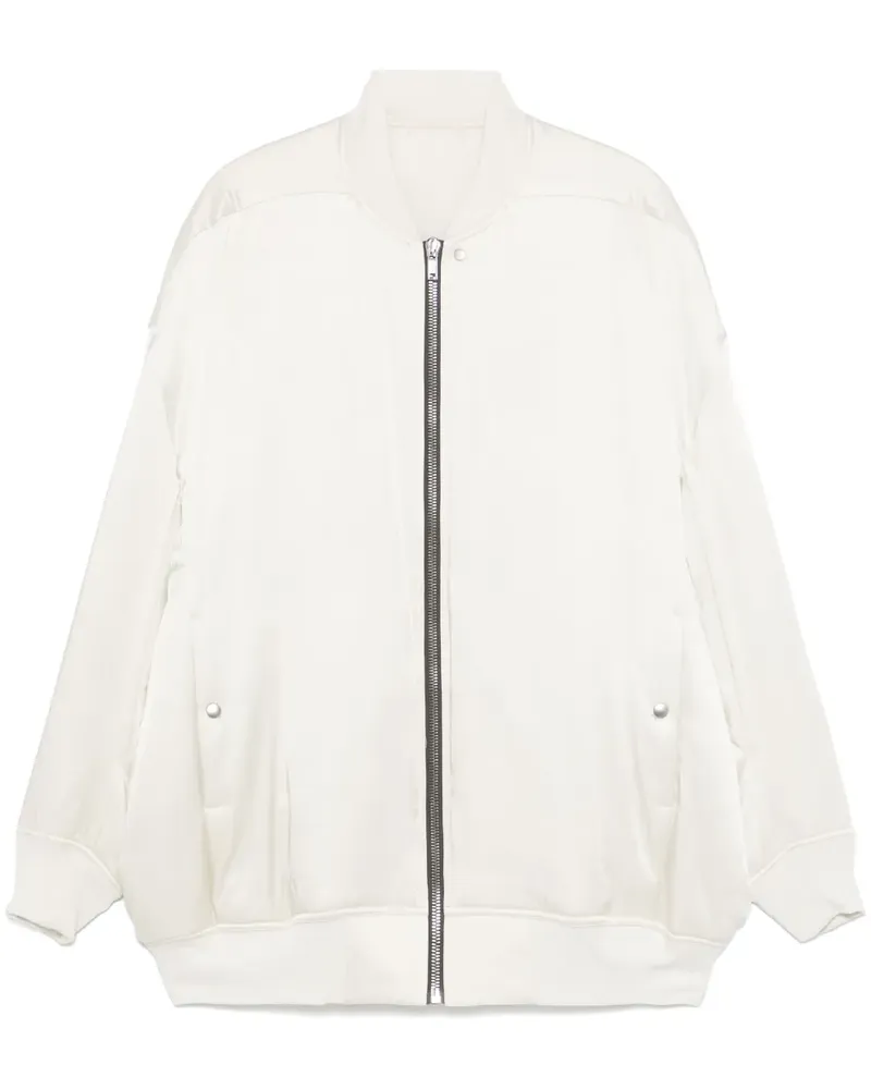 Rick Owens Jumbo Flight Bomberjacke - Weiß Weiß