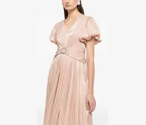 Chiffonkleid mit Kristalldetail - Rosa