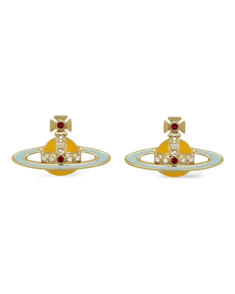 Vivienne Westwood small Neo Bas Relief earrings - Gold Gold