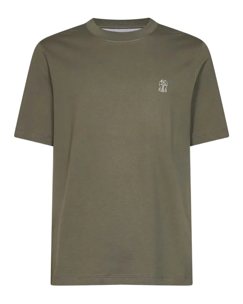 Brunello Cucinelli Solomeo cotton T-shirt - Grün Grün