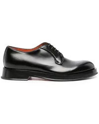 Santoni Klassische Derby-Schuhe Schwarz