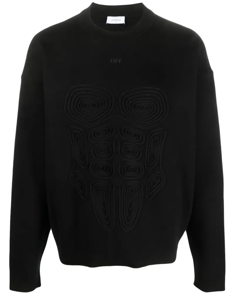 OFF-WHITE Body Stitch Sweatshirt - Schwarz Schwarz