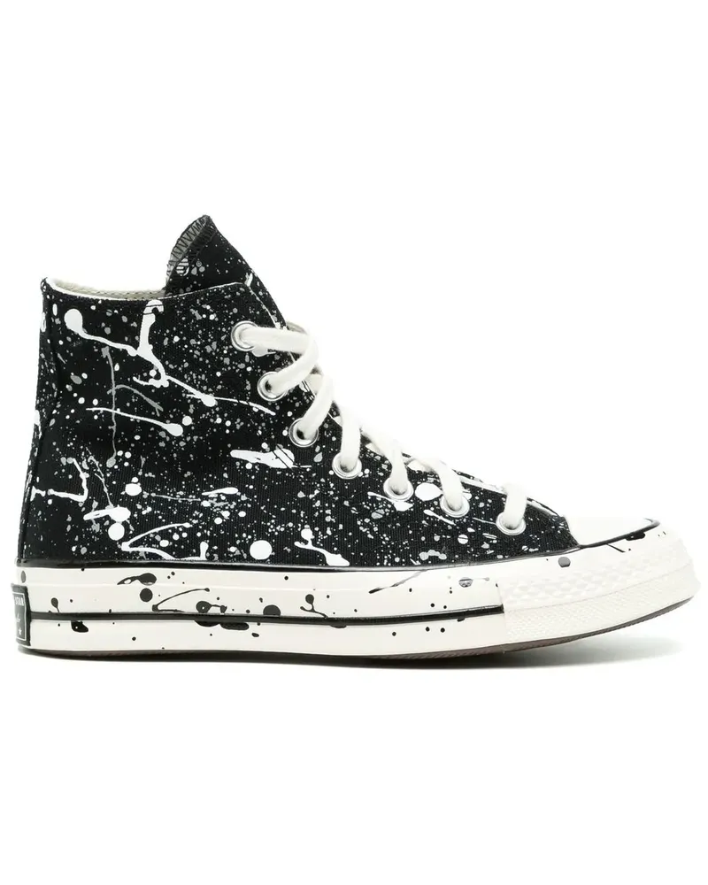 Converse High-Top-Sneakers mit Schnürung - Schwarz Schwarz