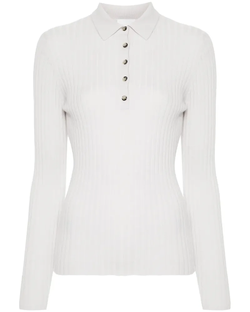 ALLUDE Gerippter Pullover - Nude Nude