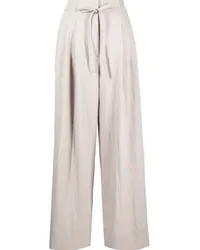 3.1 phillip lim Hoch sitzende Palazzohose Grau