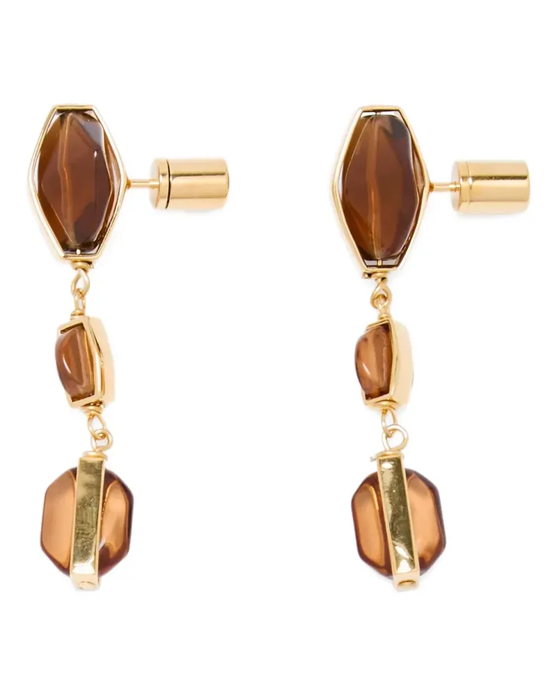 Jil Sander drop earrings - Gold Gold