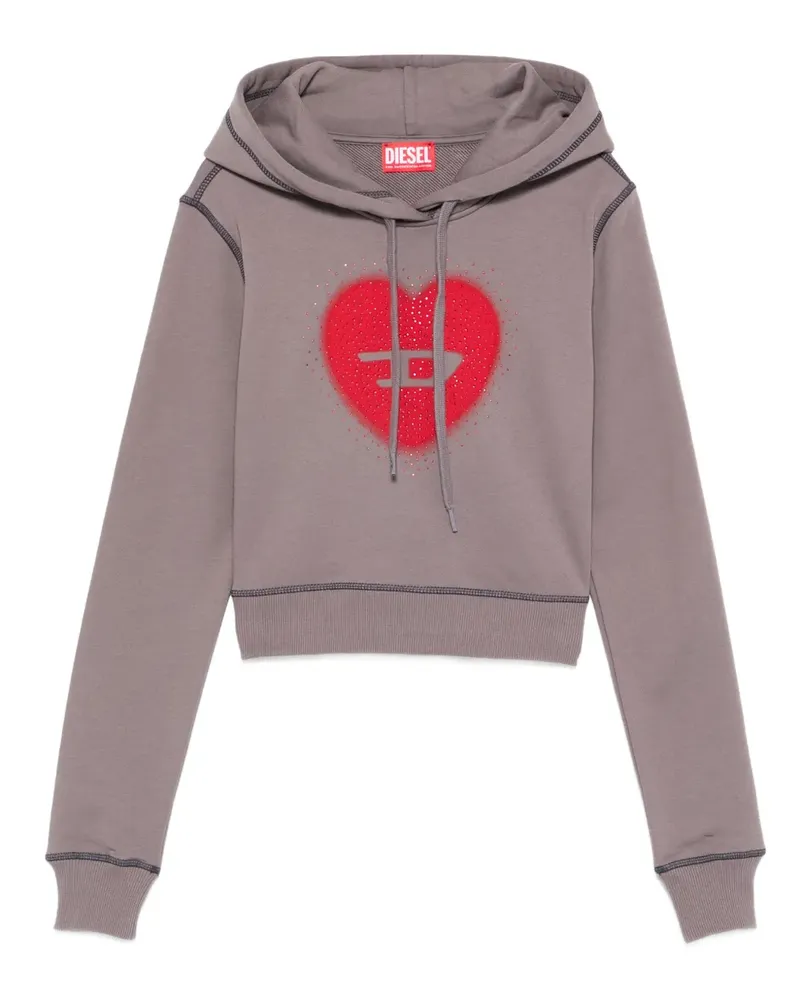 Diesel F-Slimmy hoodie - Grau Grau