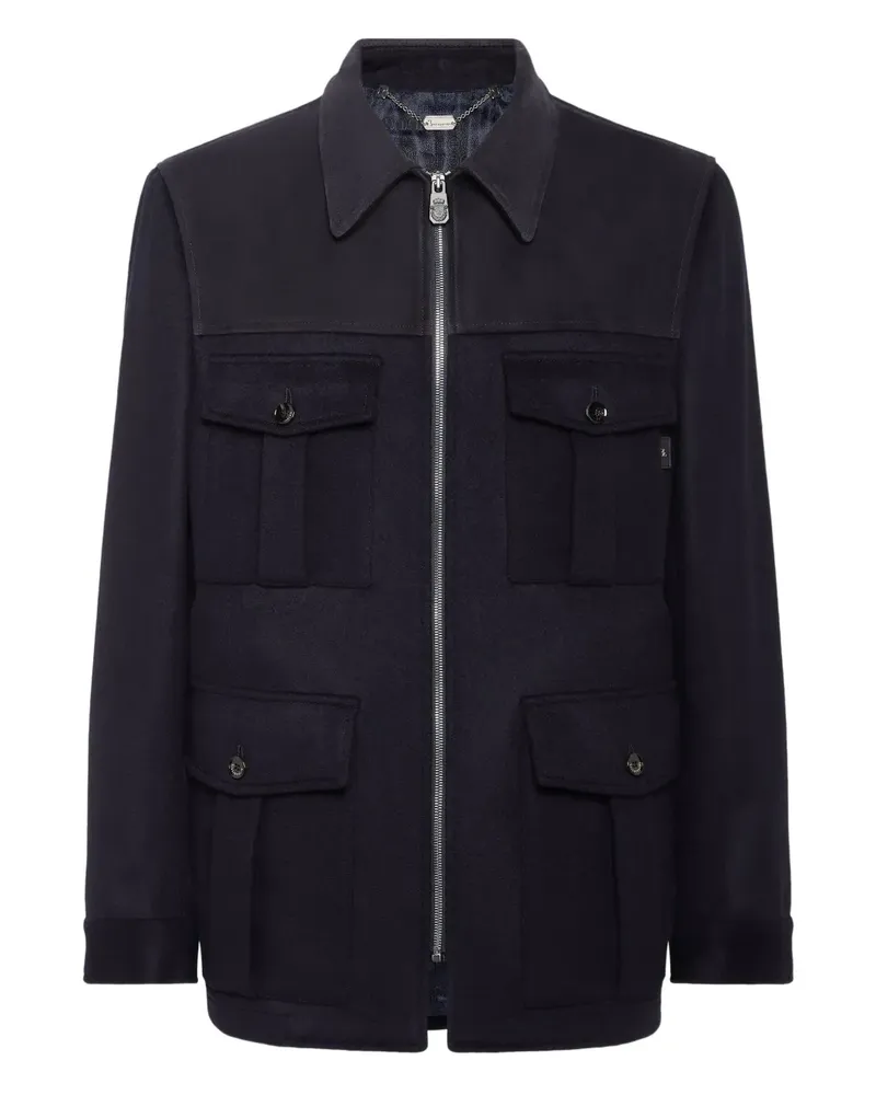 Billionaire Jacke mit Reißverschluss - Blau Blau