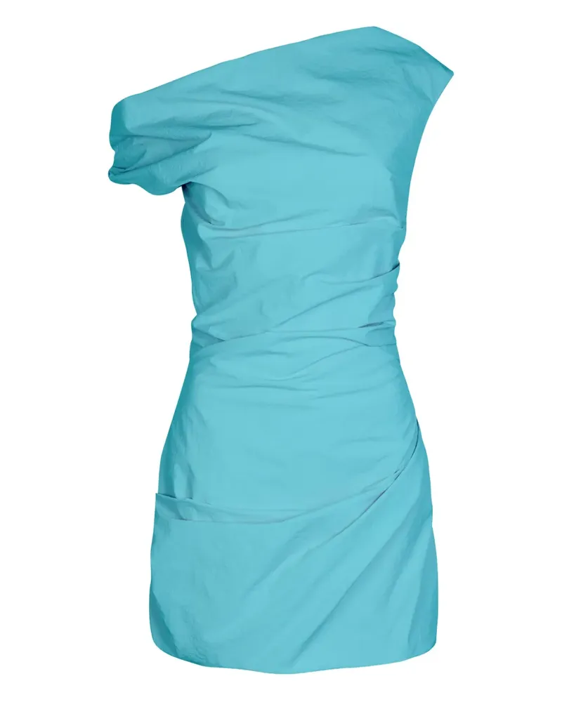 Paris Georgia Schulterfreies Remmy Minikleid - Blau Blau