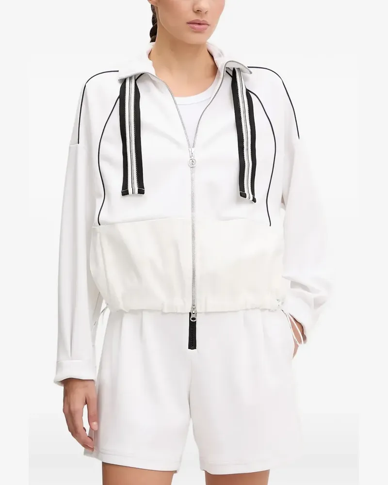 Sportalm Cropped-Jacke mit Kordelzug - Weiß Weiß