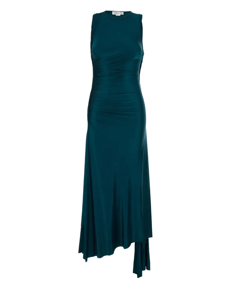 Victoria Beckham draped sleeveless maxi dress - Grün Grün