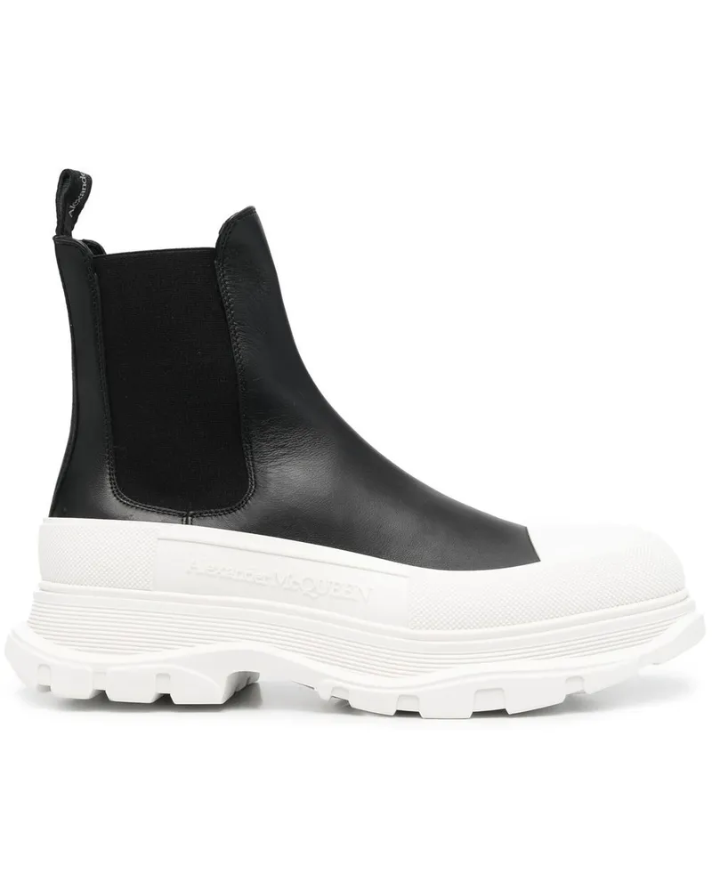 Alexander McQueen Stiefel mit Plateau - Schwarz Schwarz