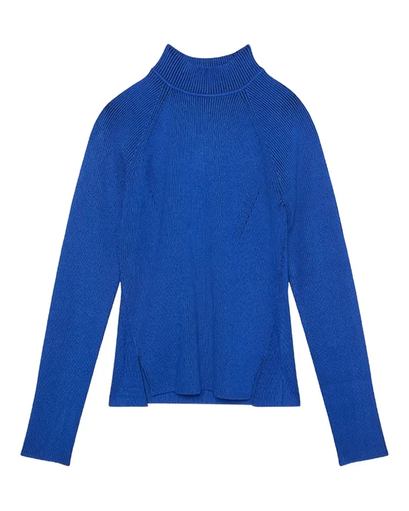 Calvin Klein ribbed turtleneck sweater - Blau Blau