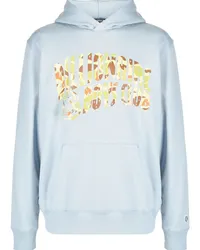 Billionaire Boys Club Hoodie mit Logo-Print Blau