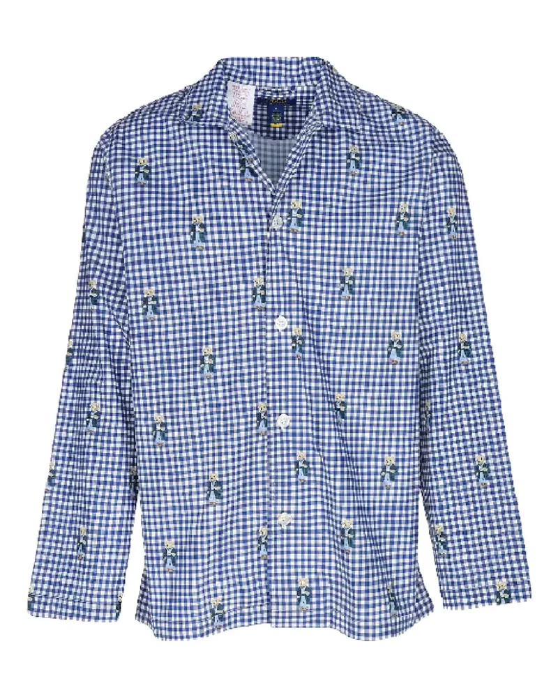 Ralph Lauren bear-print pyjama - Blau Blau