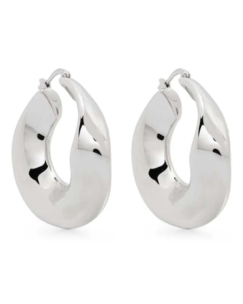 Jil Sander Geometrische Ohrringe - Silber Silber