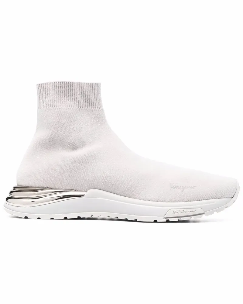 Ferragamo Sock-Sneakers - Grau Grau