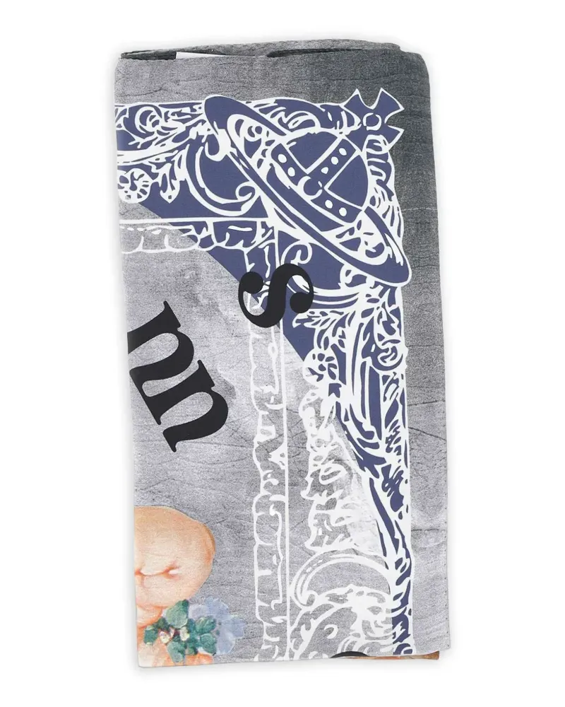 Vivienne Westwood Primavera Cherubs scarf - Grau Grau