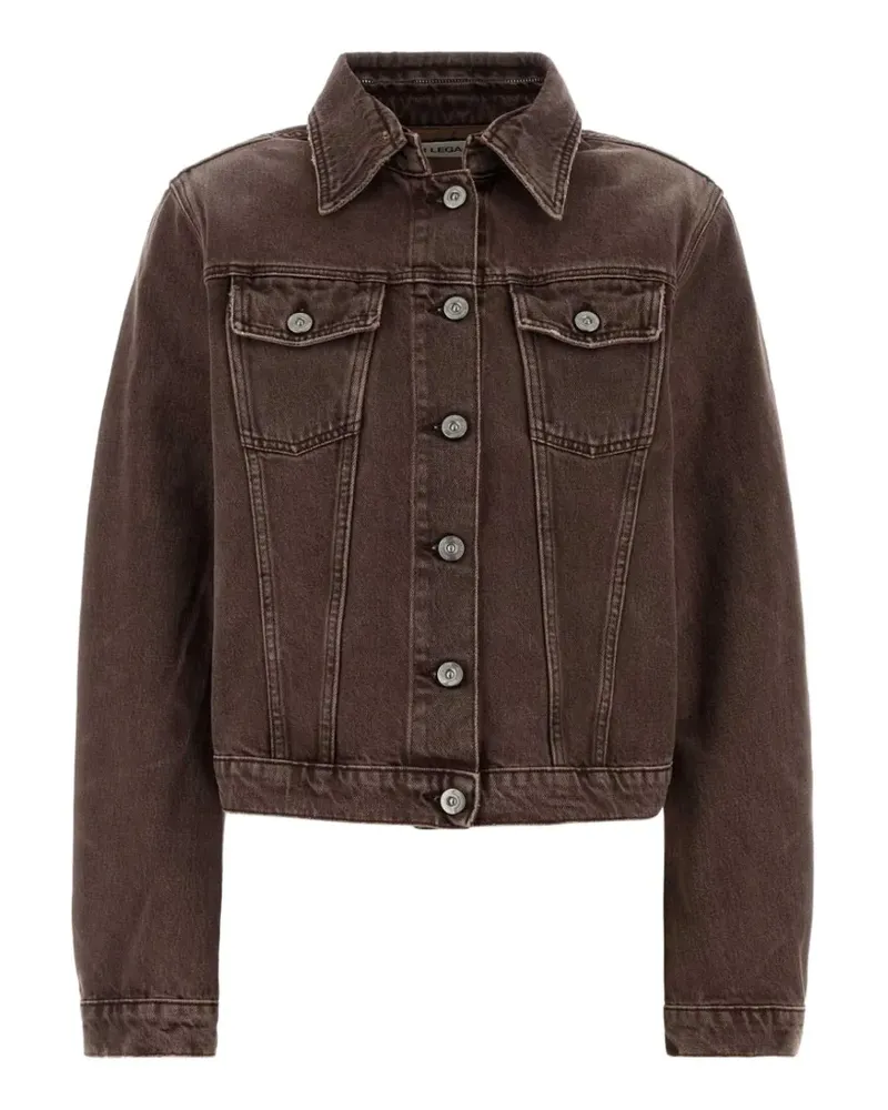 Our Legacy Geknöpfte Jeansjacke - Braun Braun