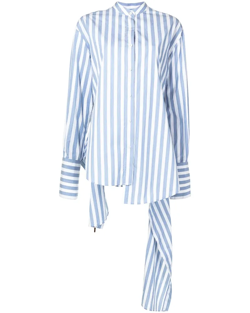 Monse Gestreiftes Hemd - Blau Blau